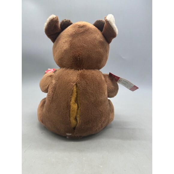 Rudolph The Red-Nosed Reindeer Animated Plush Singing Light Snowglobe READ - Picture 3 of 8